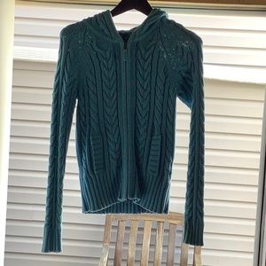 Girls Gap zip-up sweater